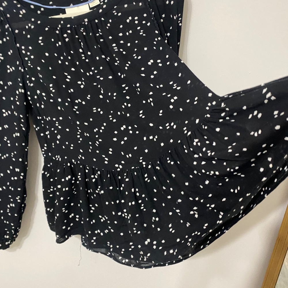 Anthropologie Maeve Cheyenne Peplum Blouse - Picture 4 of 6